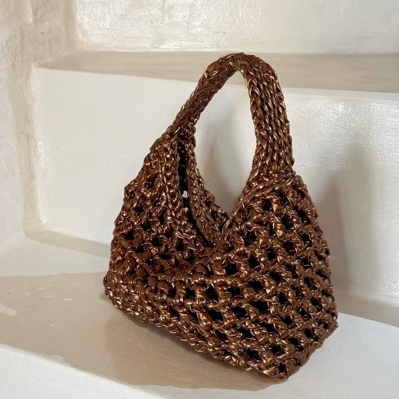 Selene Metallic Tote