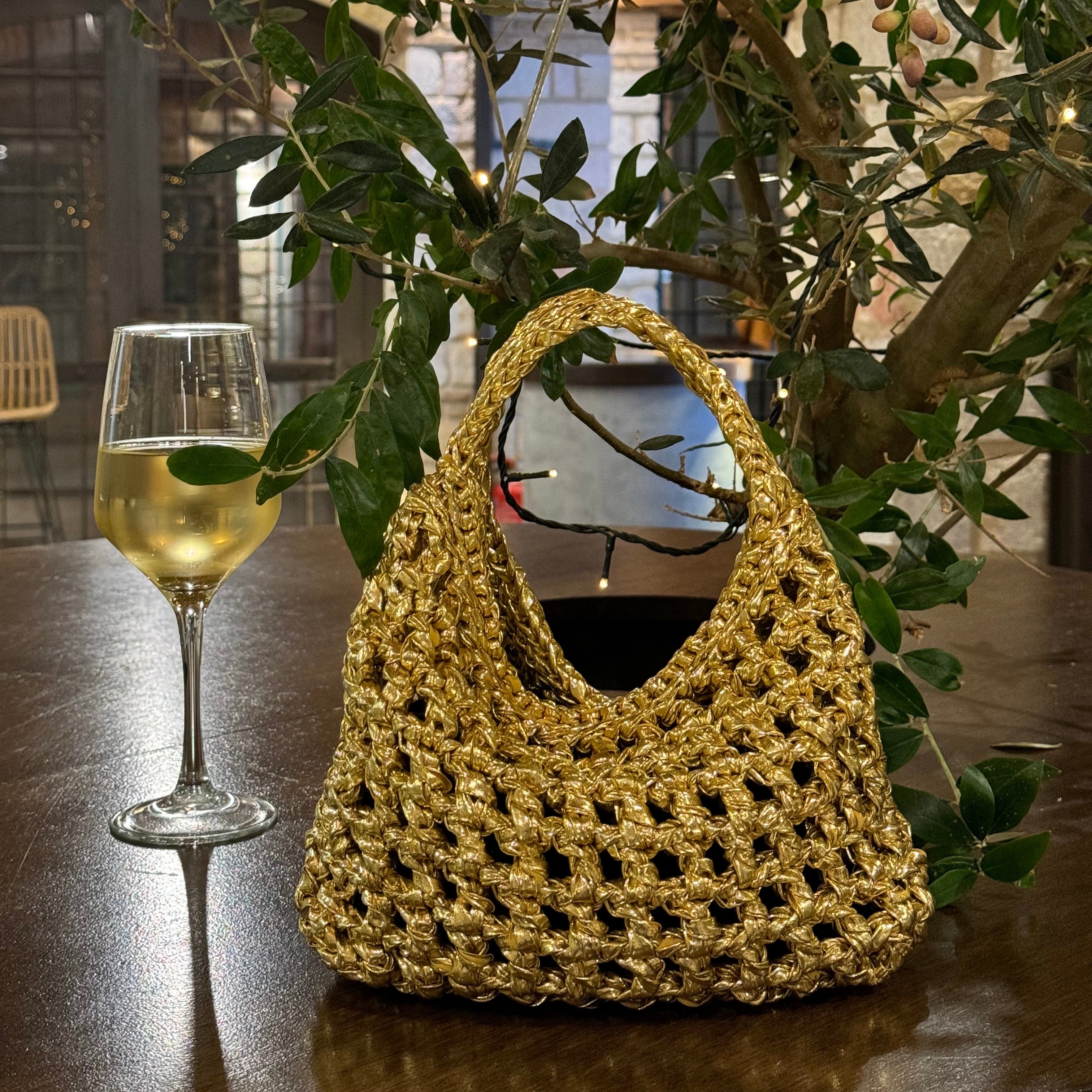 Selene Metallic Tote